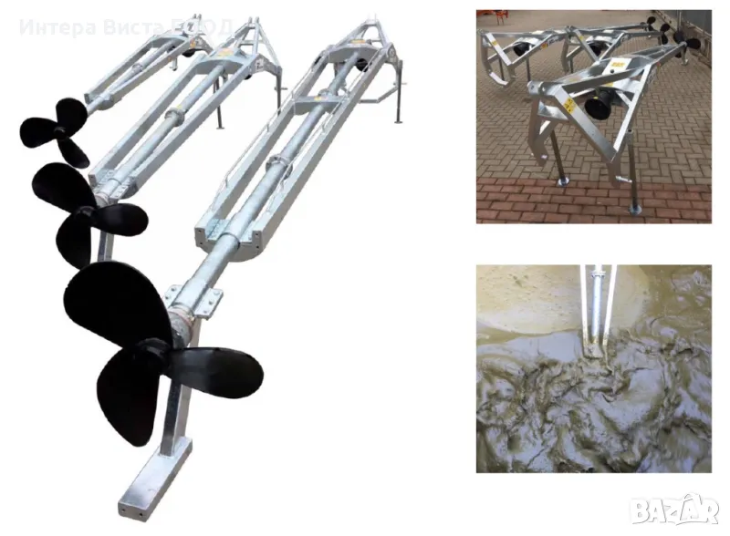 Миксер - бъркалка за тор за отворени торохранилища- с карданно задвижване-фиксиран, снимка 1