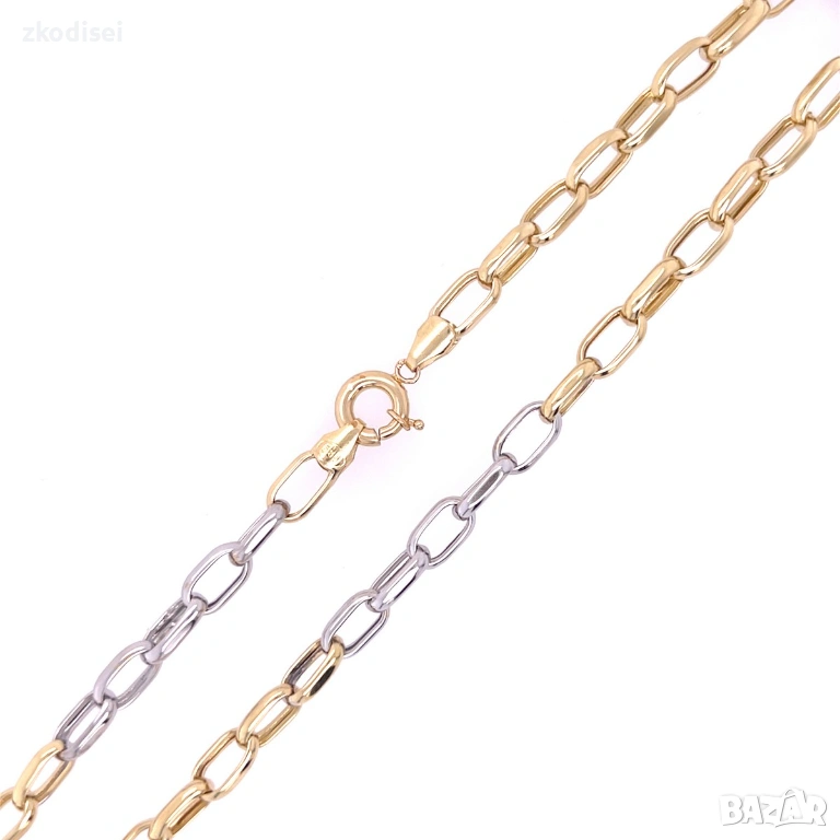 Златен синджир 12,33гр. 64,0см. 14кр. проба:585 модел:36299-1, снимка 1