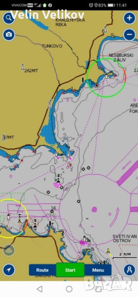 Navionics Boating HD full 9.1 за Android  с карта на Черно море подходяща за рибари, яхти и водолази, снимка 1