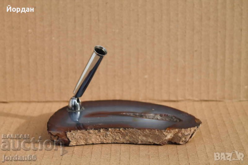 Поставка за писалка ахат, снимка 1