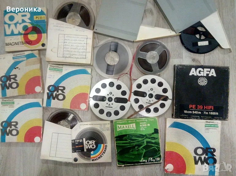 Стари магнитни ленти, снимка 1