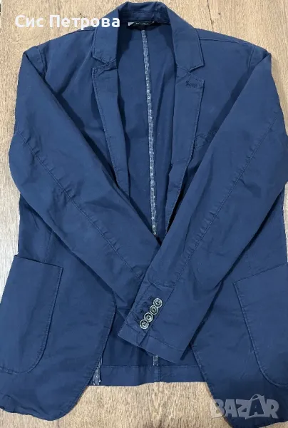 Мъжко синьо сако, снимка 1