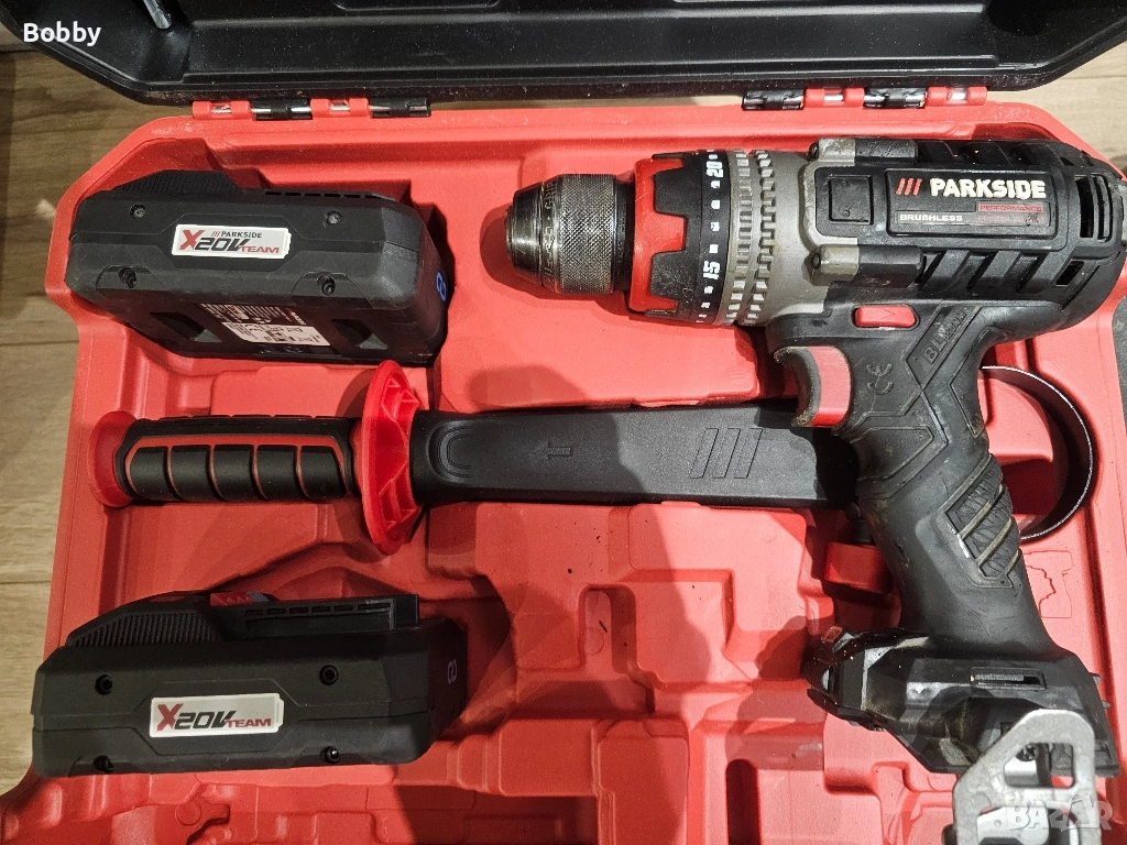 Мощен Безчетков Ударен Винтоверт PARKSIDE Performance 20V А1 - 150Nm + 2 Броя Батерии 20V 4AH, снимка 1
