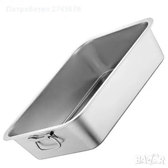 ТАВА ИНОКС ДЪЛБОКА ЕК-6015 SS С ДРЪЖКИ- 60х40х15 см, снимка 1