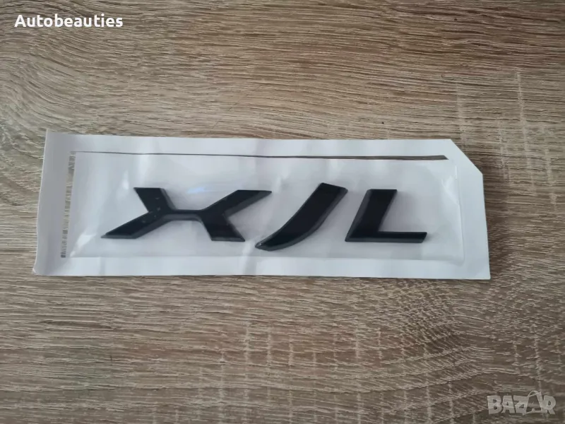 черна емблема лого Ягуар Jaguar XJL, снимка 1