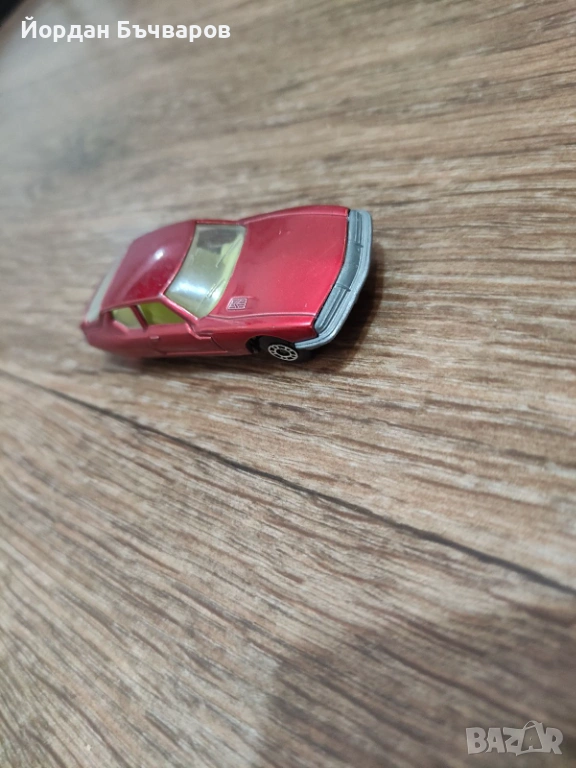 Бордо-Металик Стара метална количка Citroen S.M. Matchbox made in Bulgaria, снимка 1