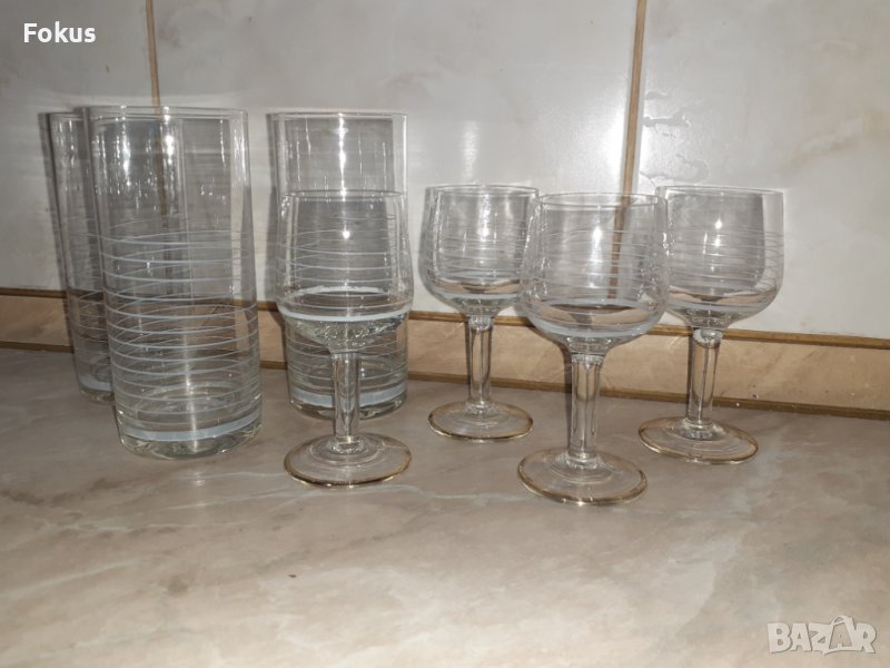 Лот чаши от стъкло, снимка 1