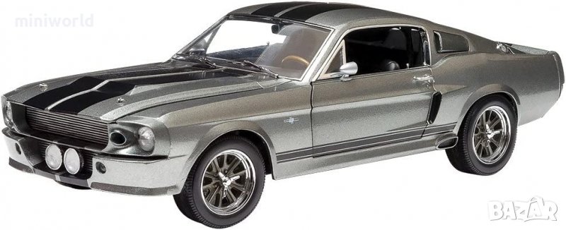 Ford Mustang Eleanor 1967 Да изчезнеш за 60 секунди - мащаб 1:18 на GreenLight моделът е нов в кутия, снимка 1