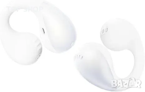 Безжични Bluetooth слушалки SoundPEATS PearlClip, бели, снимка 1