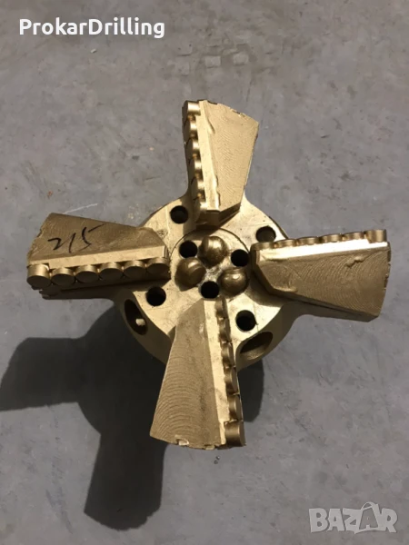 PDC длето 215,9 мм | Лопатково длето, ролково длето, сондажно длето, снимка 1