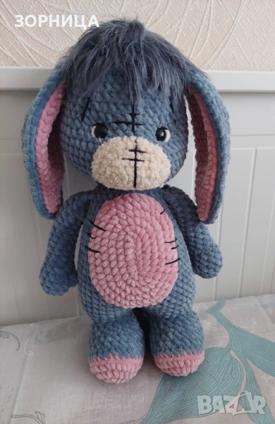 Плетена играчка магаренцето Йори , снимка 1