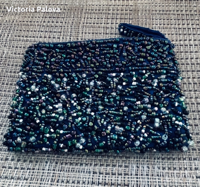 Елегантна чантичка - портмоне с бисери, снимка 1