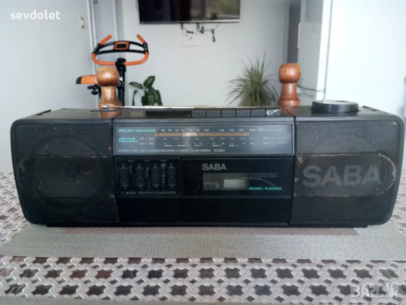Радиокасетофон САББА.Не работи(ремонт .части)., снимка 1