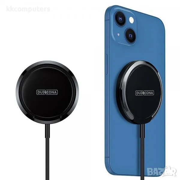 Duzzona Wireless /безжично/ зарядно W1 + Стойка MagSafe 15W Баркод : 456509, снимка 1