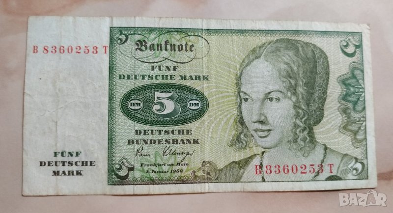 5марки Германия 1963г, снимка 1