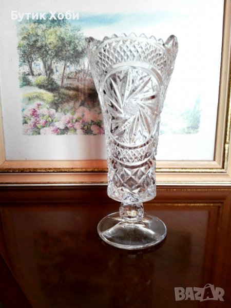 Чудесна кристална ваза, снимка 1