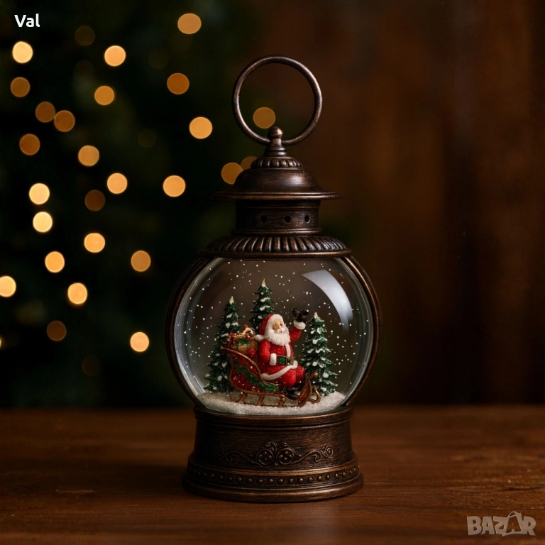 Коледен снежен глобус, снимка 1