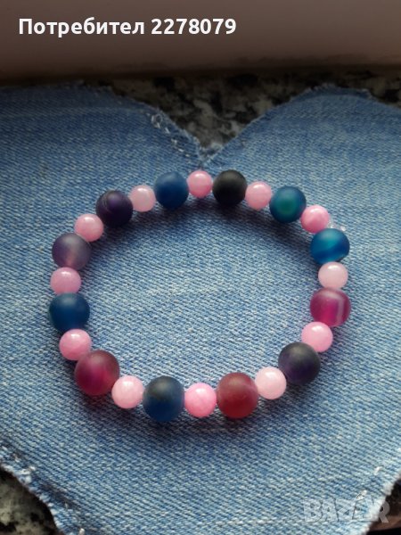 Гривни от полускъпоценни камъни - ръчна изработка, снимка 1