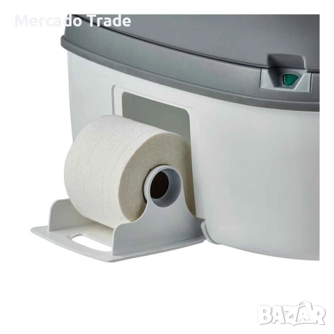 Мобилна химическа къмпинг тоалетна Mercado Trade, Пластмаса, Бял, снимка 3 - Химически тоалетни - 51522109