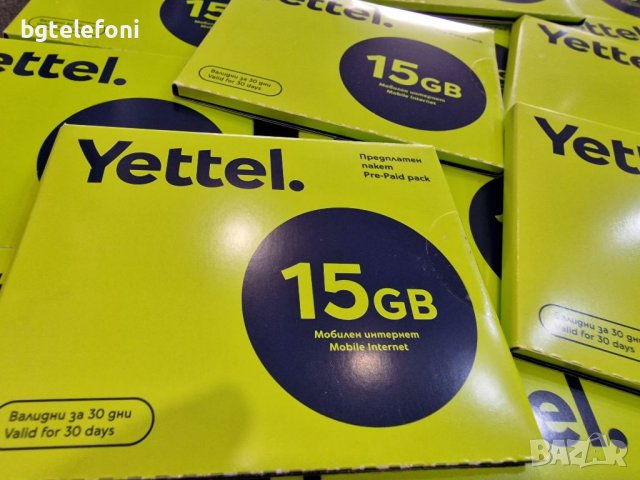 Предплатен интернет пакет от Yettel /Telenor/ 15GB,30GB !сим-карта  предоплаченного интернета в Samsung в гр. Варна - ID36896378 — Bazar.bg