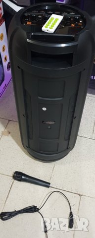 Преносима двойна тонколона KTS-1199 с mp3/ usb/ bluetooth микрофон, снимка 4 - Тонколони - 31756806