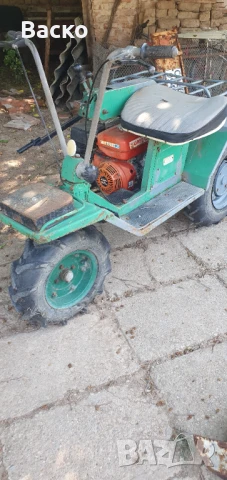 Триколка Беларус с инвентар плуг, фреза, браздир и ремарке , снимка 8 - Селскостопанска техника - 51186021