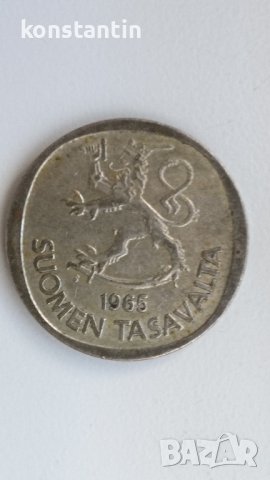 СРЕБЪРНА МАРКА ФИНЛАНДИЯ 1965