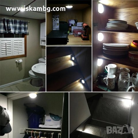 Лед лампа със сензор за движение на батерии и сензор за светлина - КОД 3747, снимка 10 - Други - 37963543