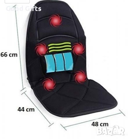 Масажираща постелка за стол или кола масажор, снимка 4 - Масажори - 39296961