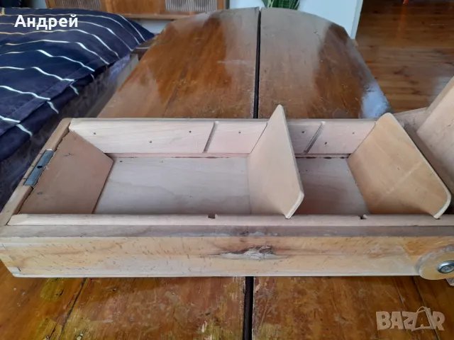 Стара дървена картонетка,сандъче, снимка 7 - Други ценни предмети - 47824812