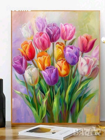 рисуване по номера Лалета, снимка 3 - Други игри - 53109496