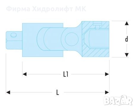 FACOM K.240A Кардан 3/4'', снимка 2 - Гедорета - 34474991