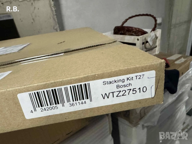 Свързващ кит BOSCH WTZ27510 (за пералня и сушилня-вертикално), снимка 11 - Перални - 52855597