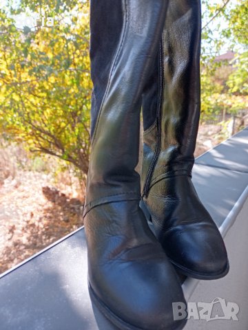 Ботуши естествена кожа Зара 