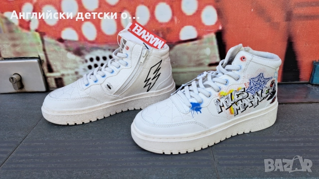 Английски детски кецове -Spiderman,Zara, снимка 10 - Детски обувки - 49784677