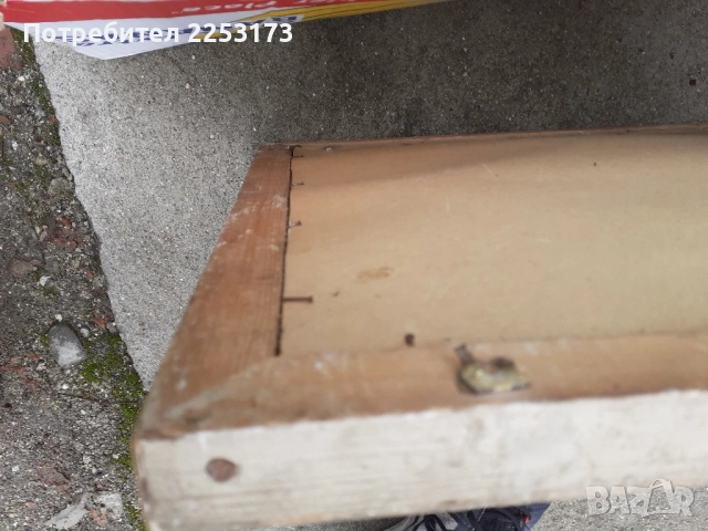 Стара картина на фазер с палми.Големи соц.картини., снимка 4 - Картини - 50591589