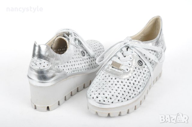 НОВО! Дамски обувки естествена кожа на платформа G -Два цвята, снимка 8 - Дамски ежедневни обувки - 40412229