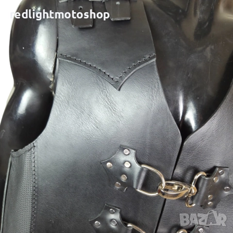 📌 5405 | Custom кожен елек от 3 мм телешка кожа | Ръчна изработка | Размер XL | 499 лв, снимка 3 - Аксесоари и консумативи - 52599786