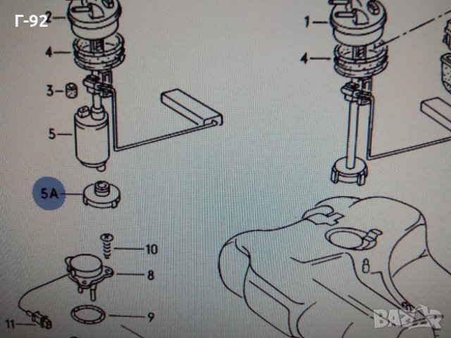 191906098F,*NEU*VAG Цедка за горивната помпа (помпа в резервар), снимка 3 - Части - 31783981