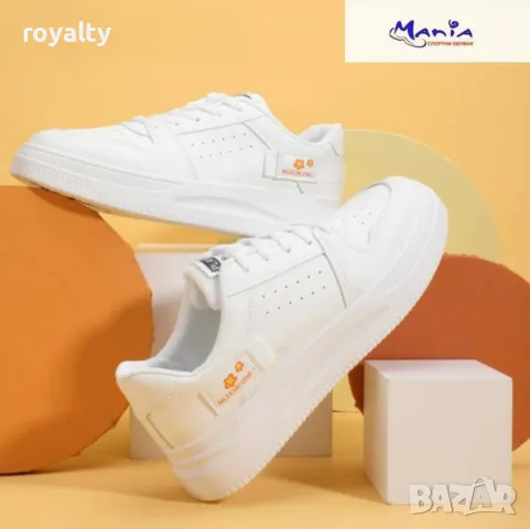 Бели дамски маратонки , снимка 2 - Маратонки - 49944719