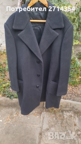 Мъжко вълнено палто , снимка 2 - Палта - 51889943