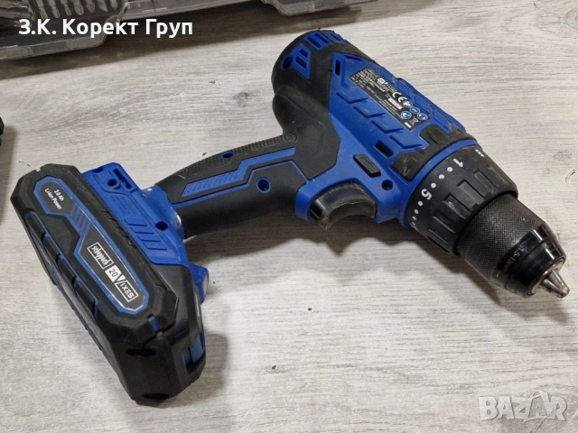 Винтоверт Scheppach C-DTB74/1-X + зарядно , батерия, аксесоари / куфар, снимка 8 - Винтоверти - 53918544