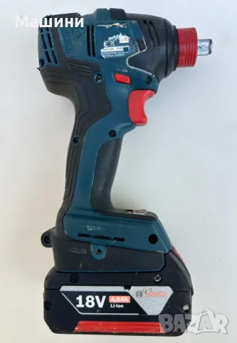 BOSCH GDX 18V-200 C - Безчетков гайковерт 18V 4.0Аh, снимка 2 - Винтоверти - 55838687
