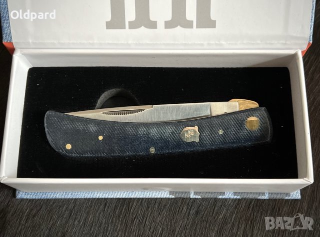 Сгъваем джобен нож RR Denim Micarta Work Knife. (RR2347), снимка 3 - Ножове - 42874550