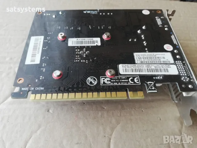Видео карта NVidia GeForce Palit GT430 HDMI 1024MB GDDR3 128bit PCI-E, снимка 7 - Видеокарти - 47828220