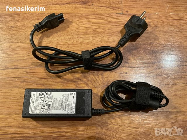 Оригинално Зарядно за Лаптоп (AC ADAPTER) SAMSUNG 19V/3.16A 60W КОНЕКТОР 5.5 X 3.0 MM С ИГЛА