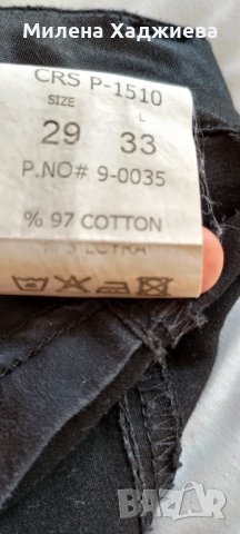 Дамски черен панталон, снимка 6 - Панталони - 35541118