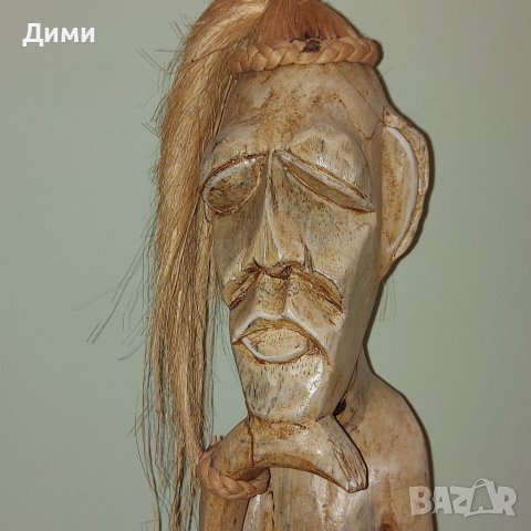 Дървена статуетка, снимка 3 - Статуетки - 40510780