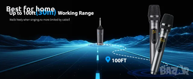 Професионални микрофони LEKATO K380S 2.4G безжичен комплект, снимка 15 - Микрофони - 48477231