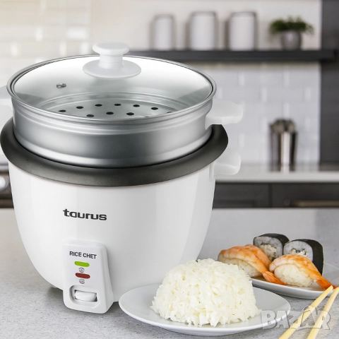 RICE CHEF - Уред за приготвяне на ориз, 1,8L / 700W, снимка 4 - Други - 51926825